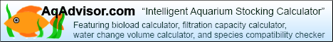 AqAdvisor.com - Intelligent Aquarium Stocking Calculator